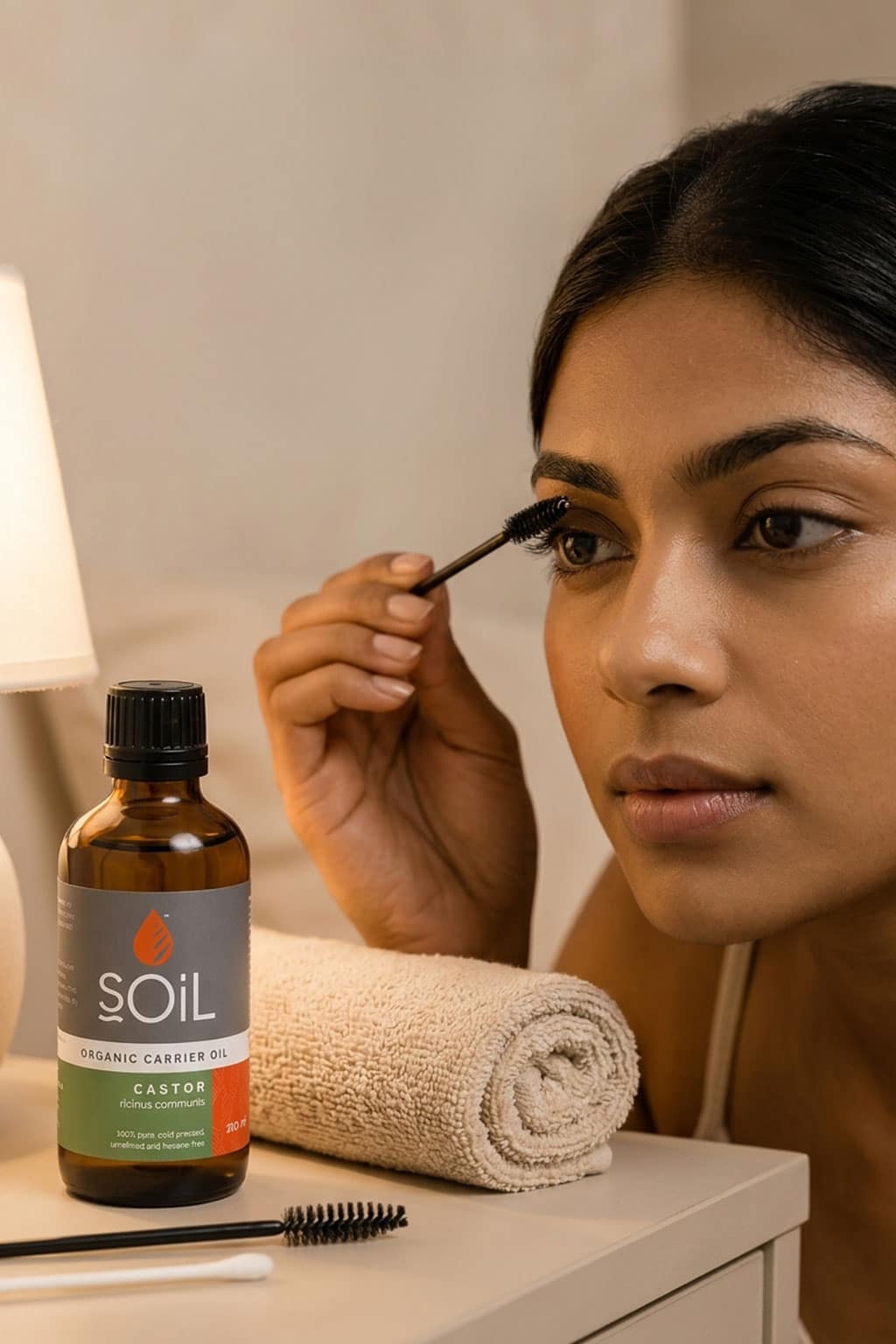 Soil Organics Aromatherapy and Skincare castor oil lash treatment